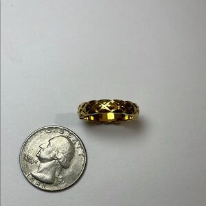 Chanel Gold-Tone Women's Ring Size 6